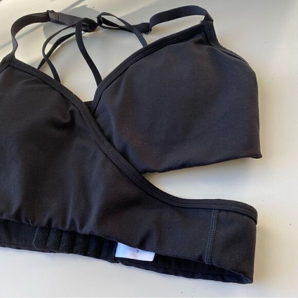 Alphalete Wrap sports Bra black size Small - Picture 5 of 9